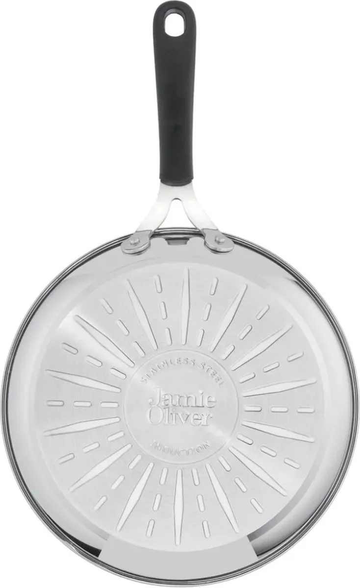 Jamie Oliver by Tefal Koekenpan 24cm - Inductie - RVS - Zilver