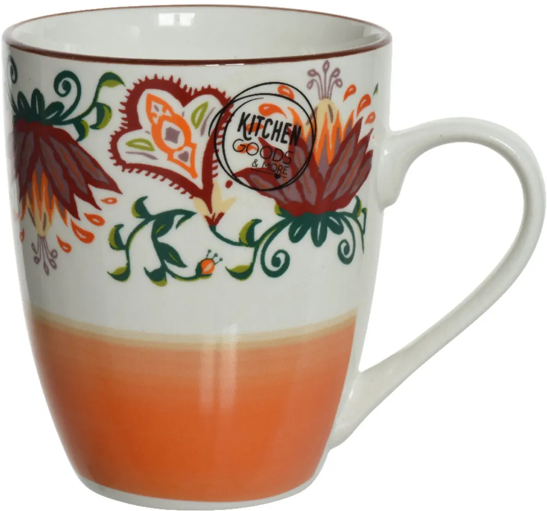 Decoris Mok Porselein 320ml Boho Design