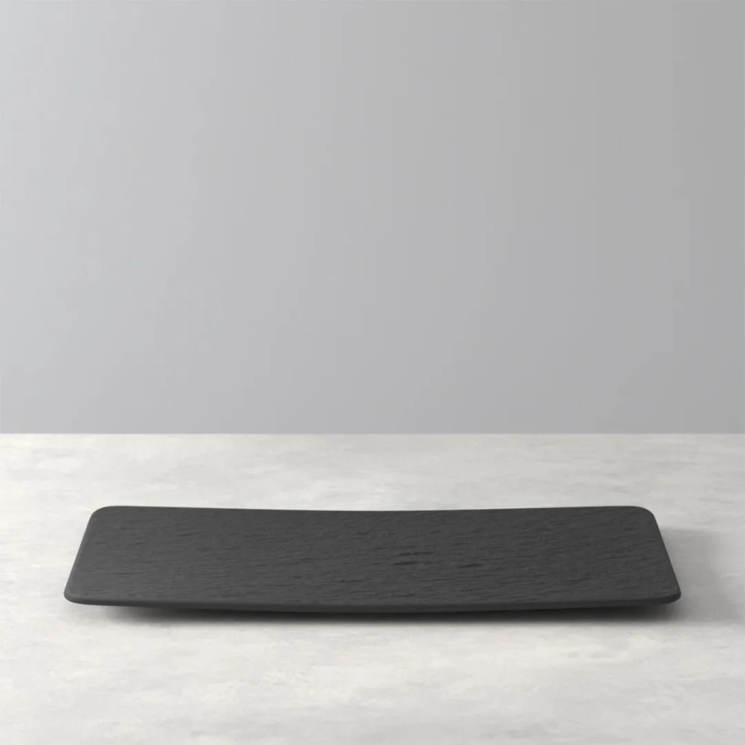 Villeroy & Boch Manufacture Rock Serveerschaal 28x17cm - Zwart