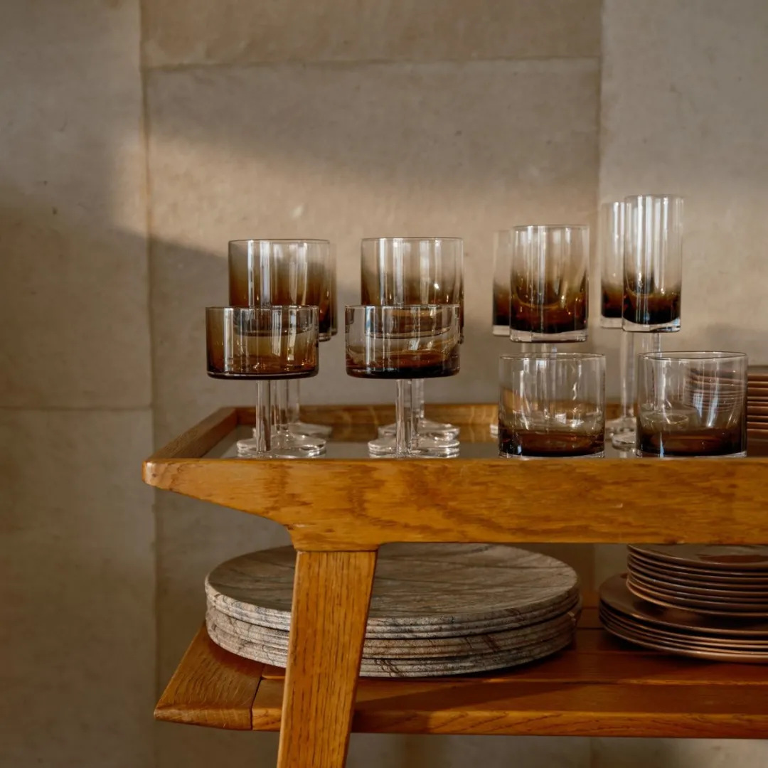 Serax Kelly Wearstler Zuma Wijnglas - Amber - 4 Stuks