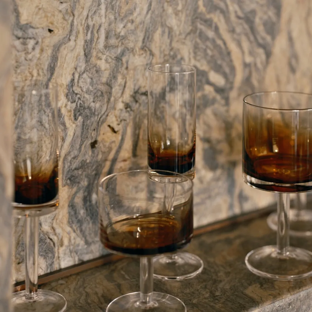 Serax Kelly Wearstler Zuma Wijnglas - Amber - 4 Stuks