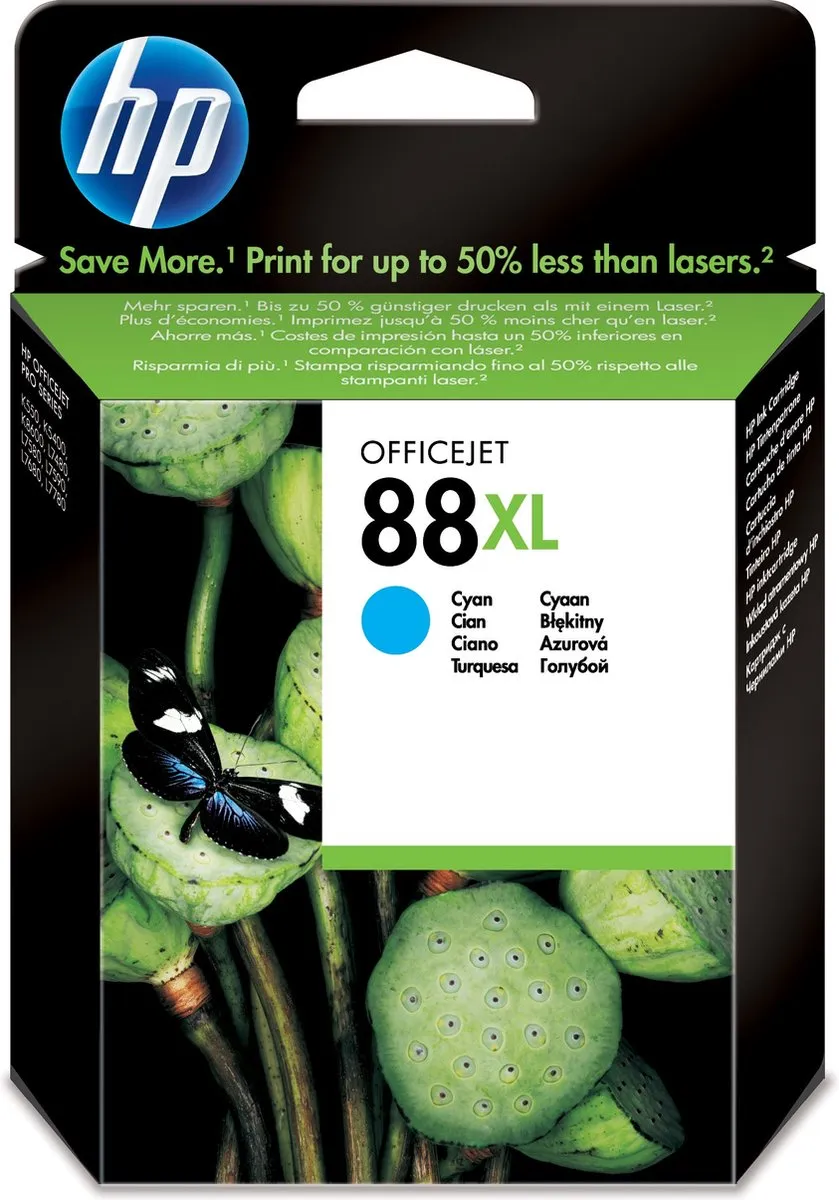 HP 88XL Cyaan Inktcartridge