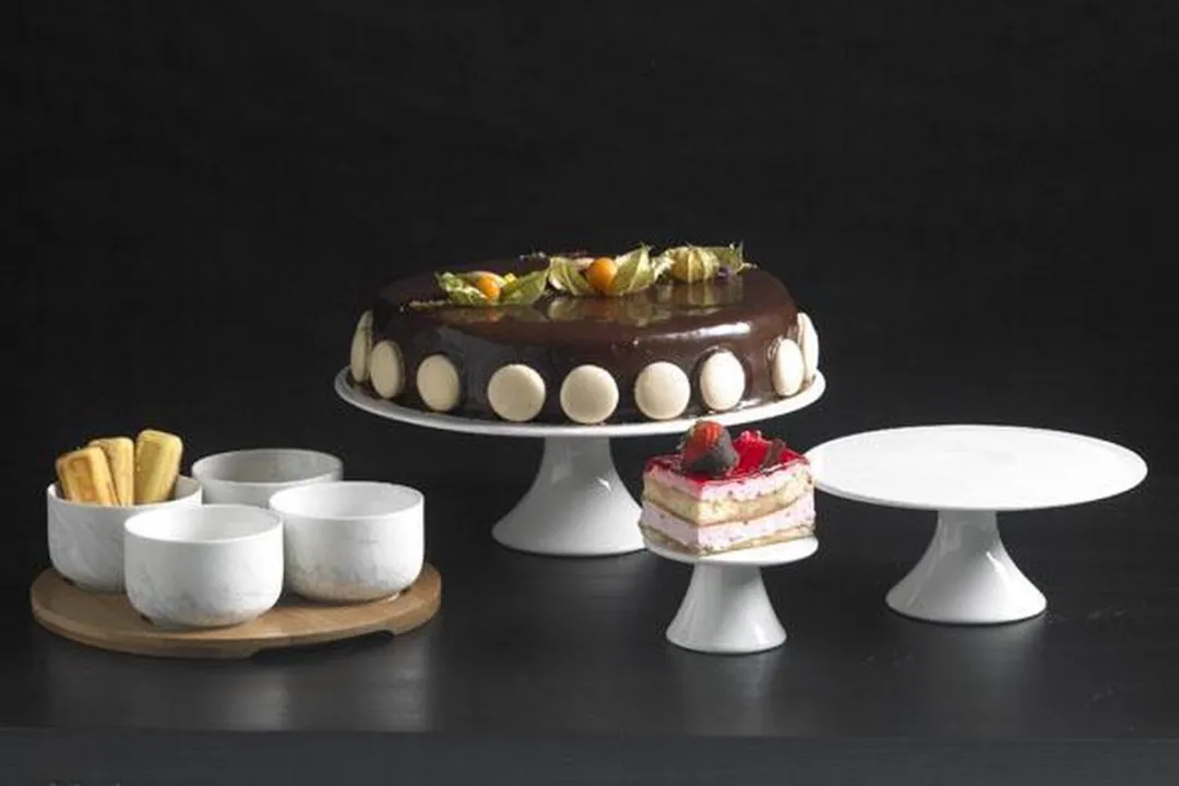 Cosy&Trendy Marble Grey Taartschotel Ø21cm