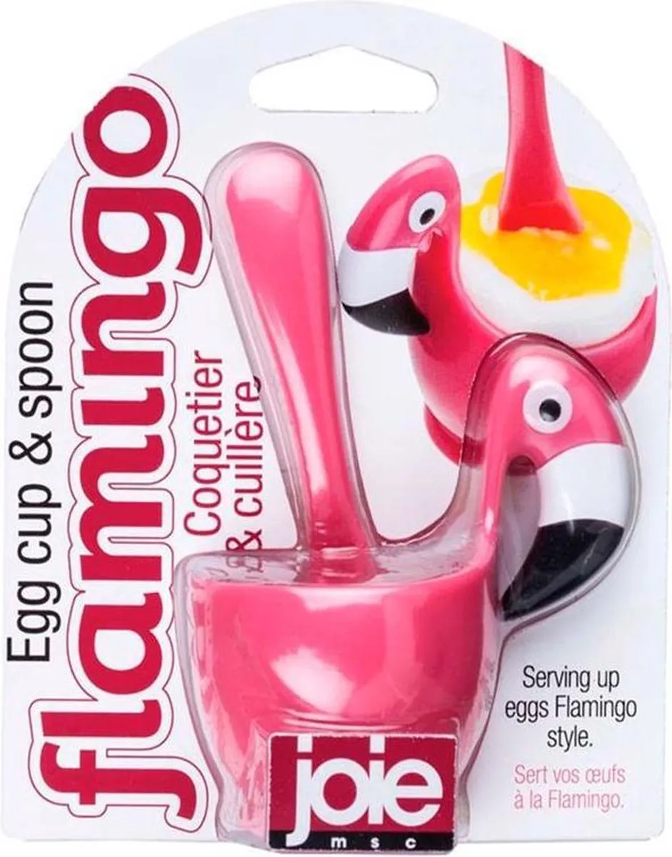 Joie Flamingo Eierdop met Lepel