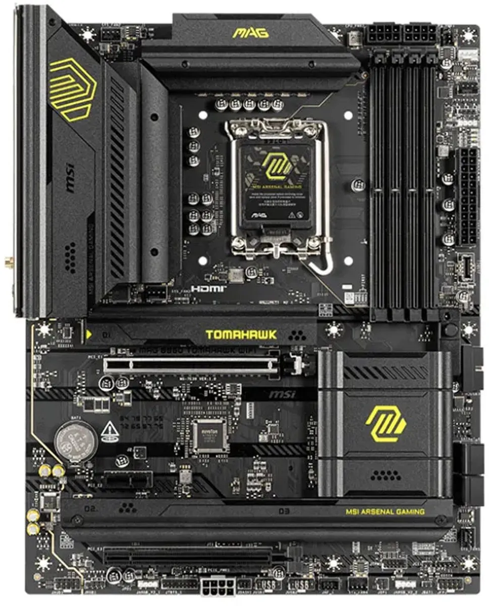 MSI MAG B860 TOMAHAWK WIFI Moederbord - ATX - Intel B860 - LGA 1851