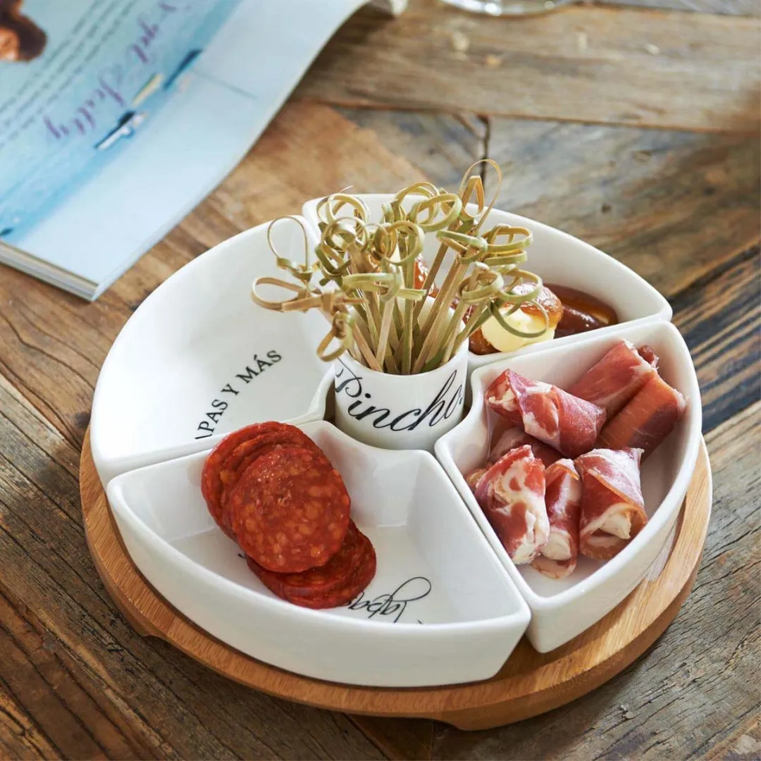 Riviera Maison Tapas y Más Party Plate 267140 - Aardewerk - Blauw