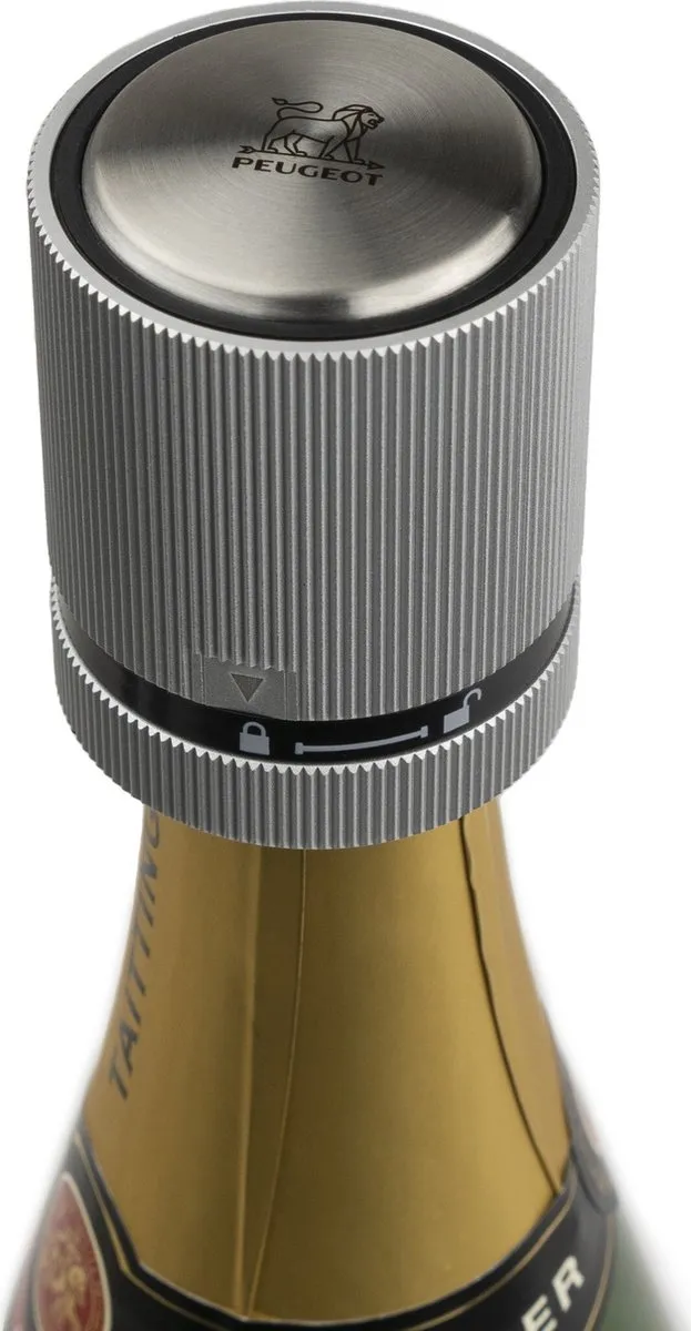 Peugeot Line Champagnestop 5,5 cm - Aluminium