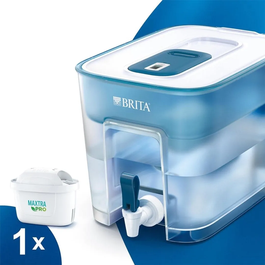 BRITA Flow Cool Waterfilterkan 8,2L - Blauw - 2 Stuks