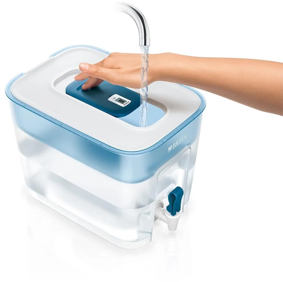 BRITA Flow Cool Waterfilterkan 8,2L - Blauw - 2 Stuks