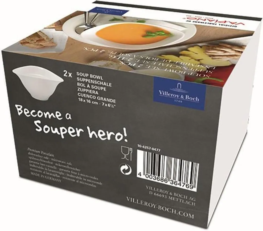 Villeroy & Boch Vapiano Soepkommen 16x18cm - 2 Stuks