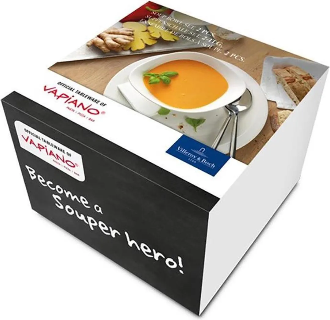 Villeroy & Boch Vapiano Soepkommen 16x18cm - 2 Stuks