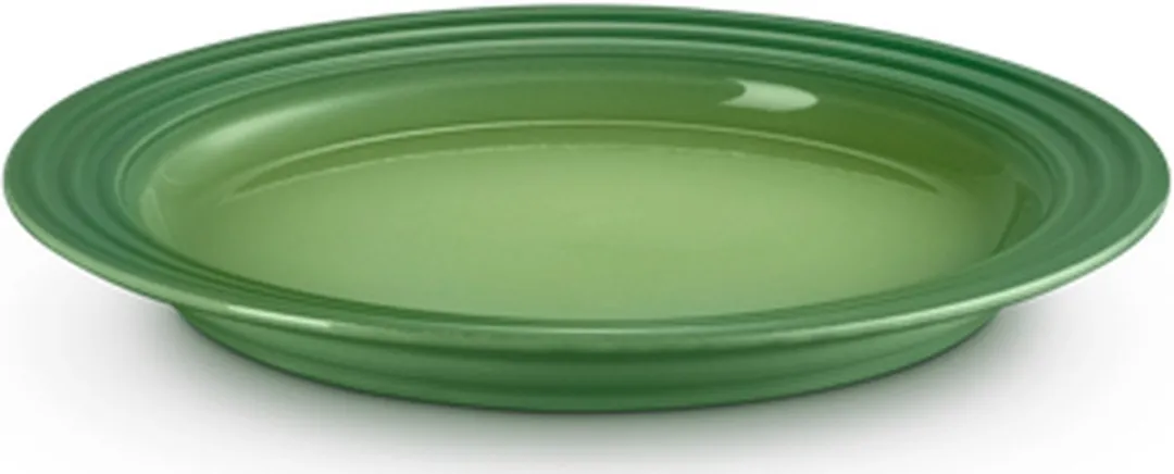 Le Creuset Aardewerken Ontbijtborden Bamboo Green 22cm - 4 Stuks