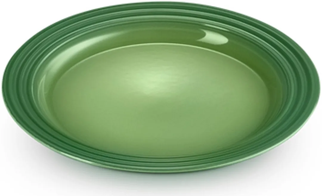 Le Creuset Aardewerken Ontbijtborden Bamboo Green 22cm - 4 Stuks