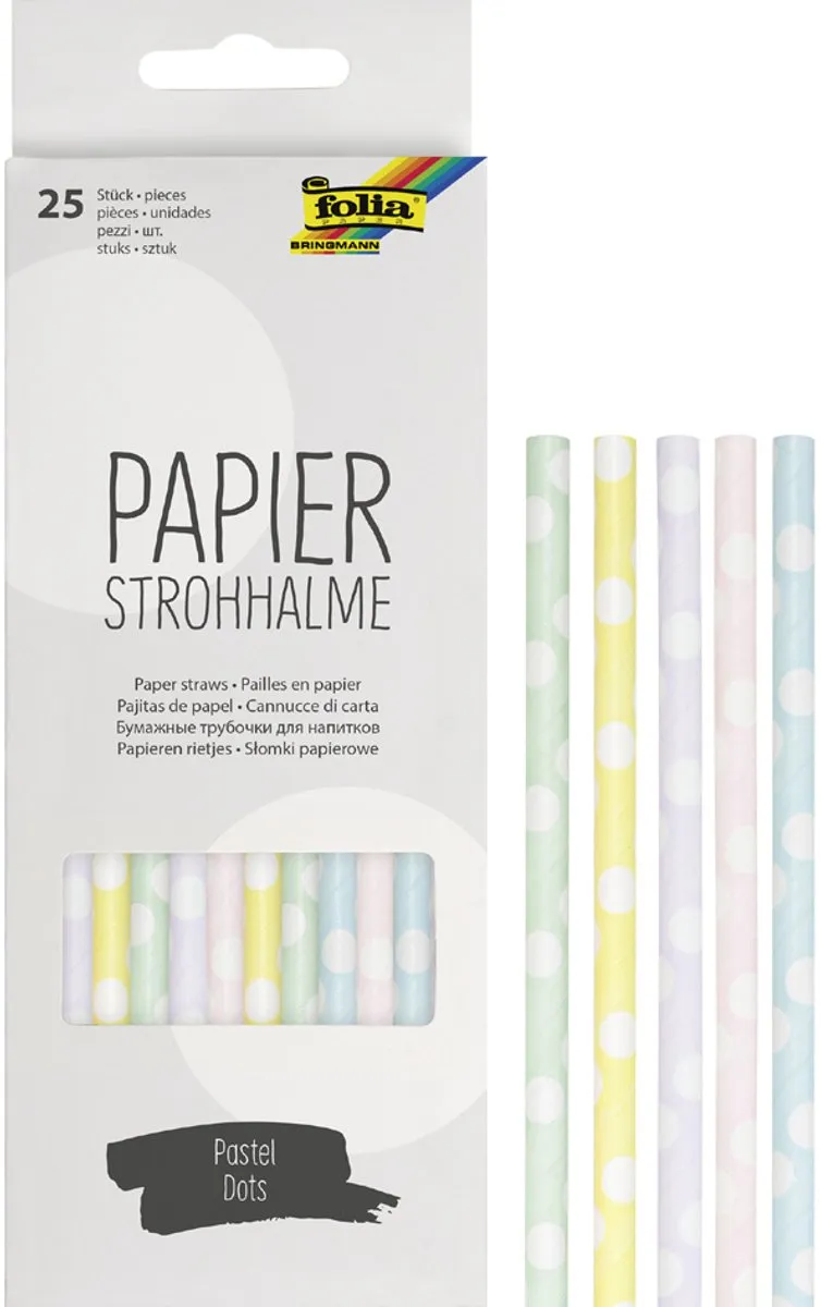 Folia Papieren Rietjes