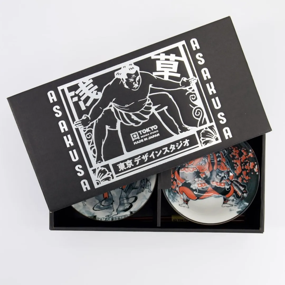 Tokyo Design Studio Asakusa Tayo Bowl Giftset - 2 Stuks 550ml