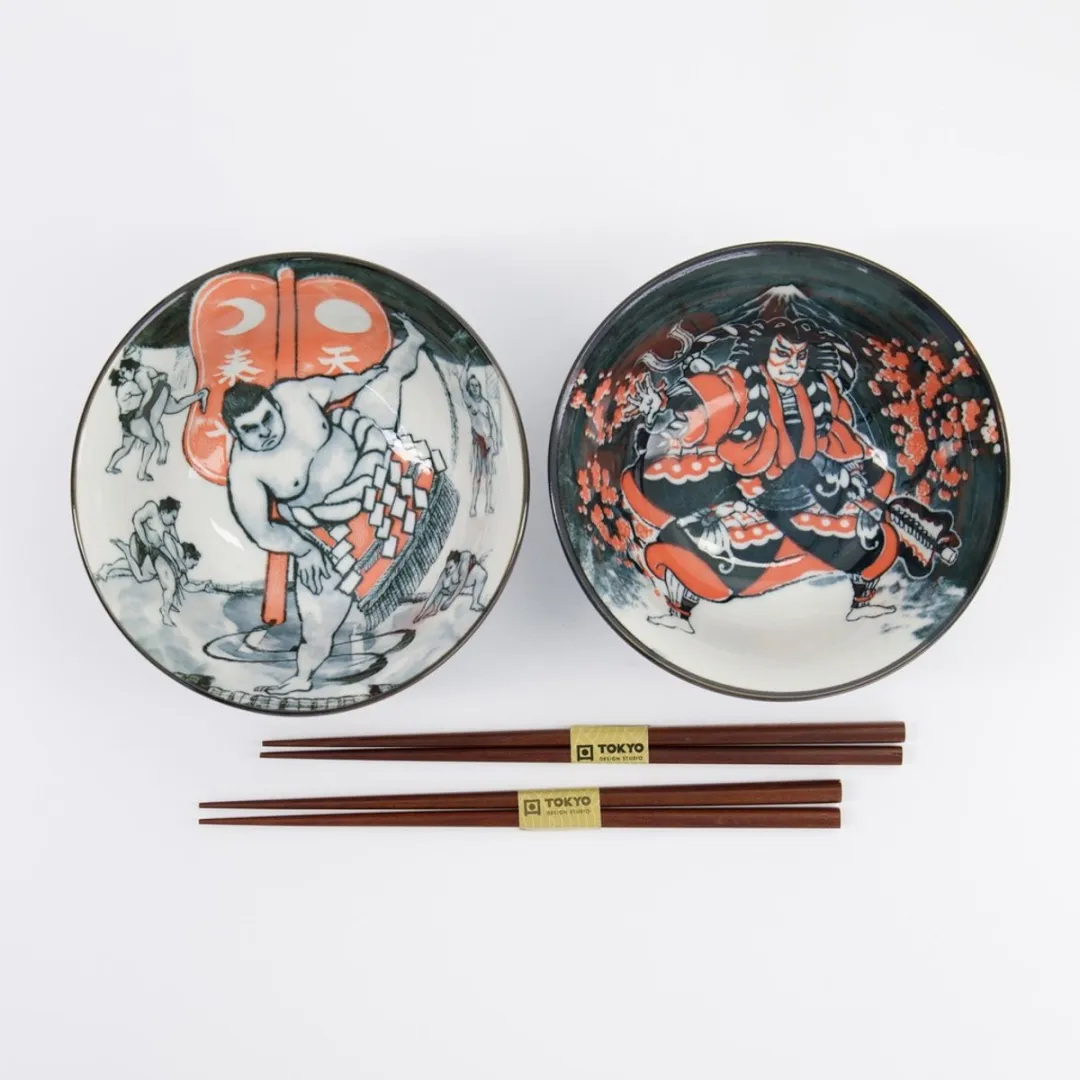 Tokyo Design Studio Asakusa Tayo Bowl Giftset - 2 Stuks 550ml