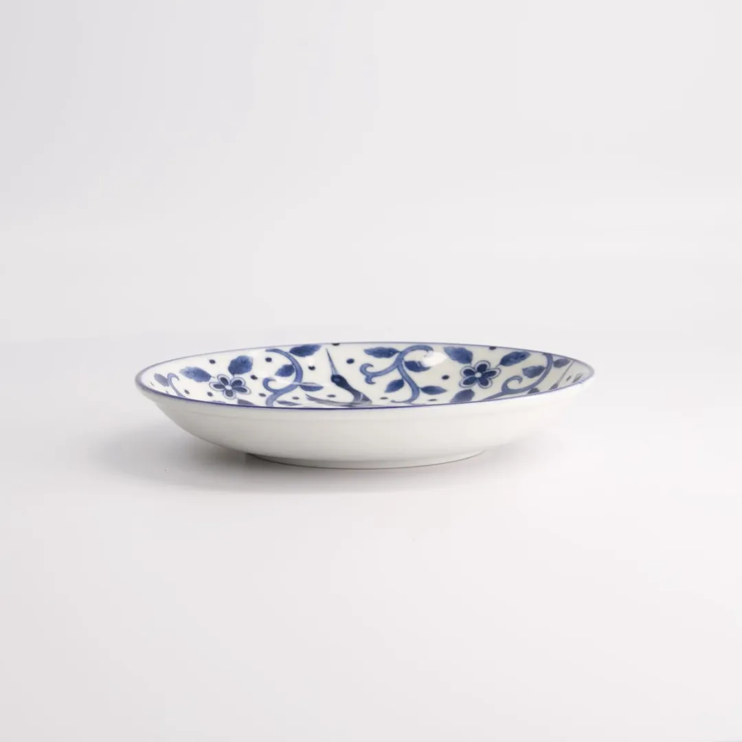 Tokyo Design Studio Gebaksbordje Tokyo Blue - 16.5x2.7cm