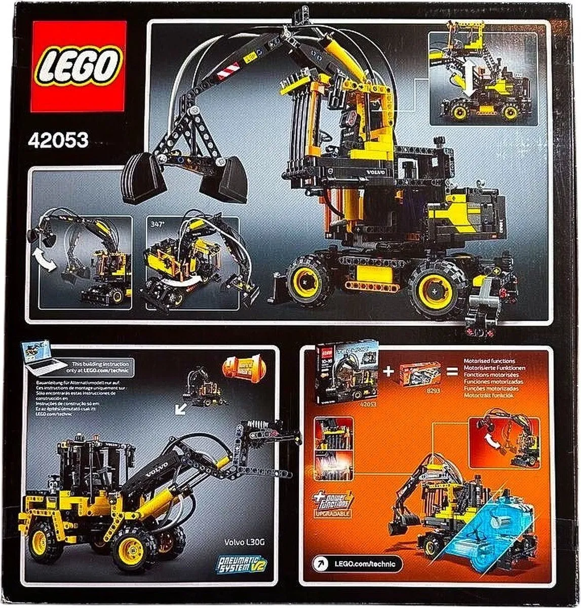 LEGO Technic Volvo EW160E Bouwset - 1166 Stukken - Zwart