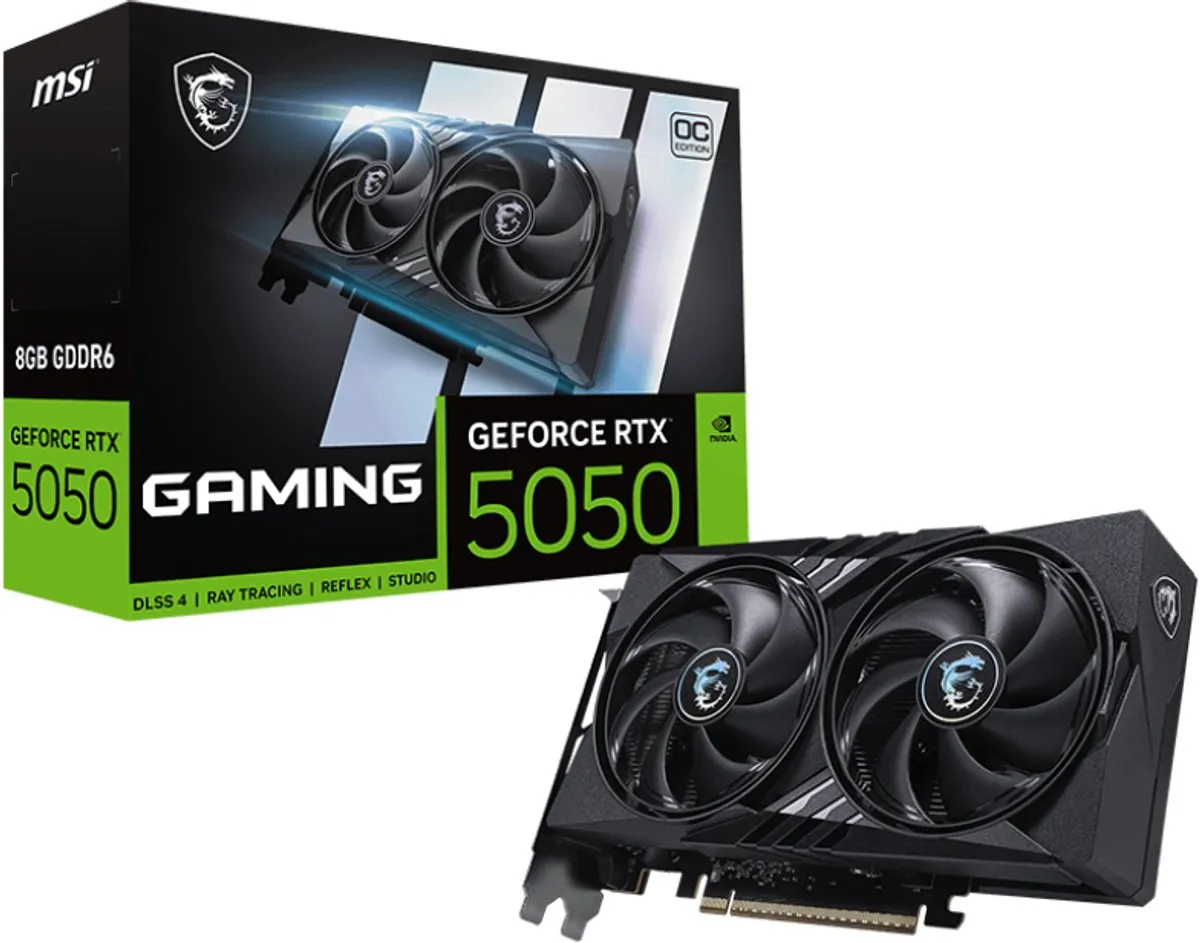 MSI GeForce RTX 5050 8G GAMING OC Videokaart