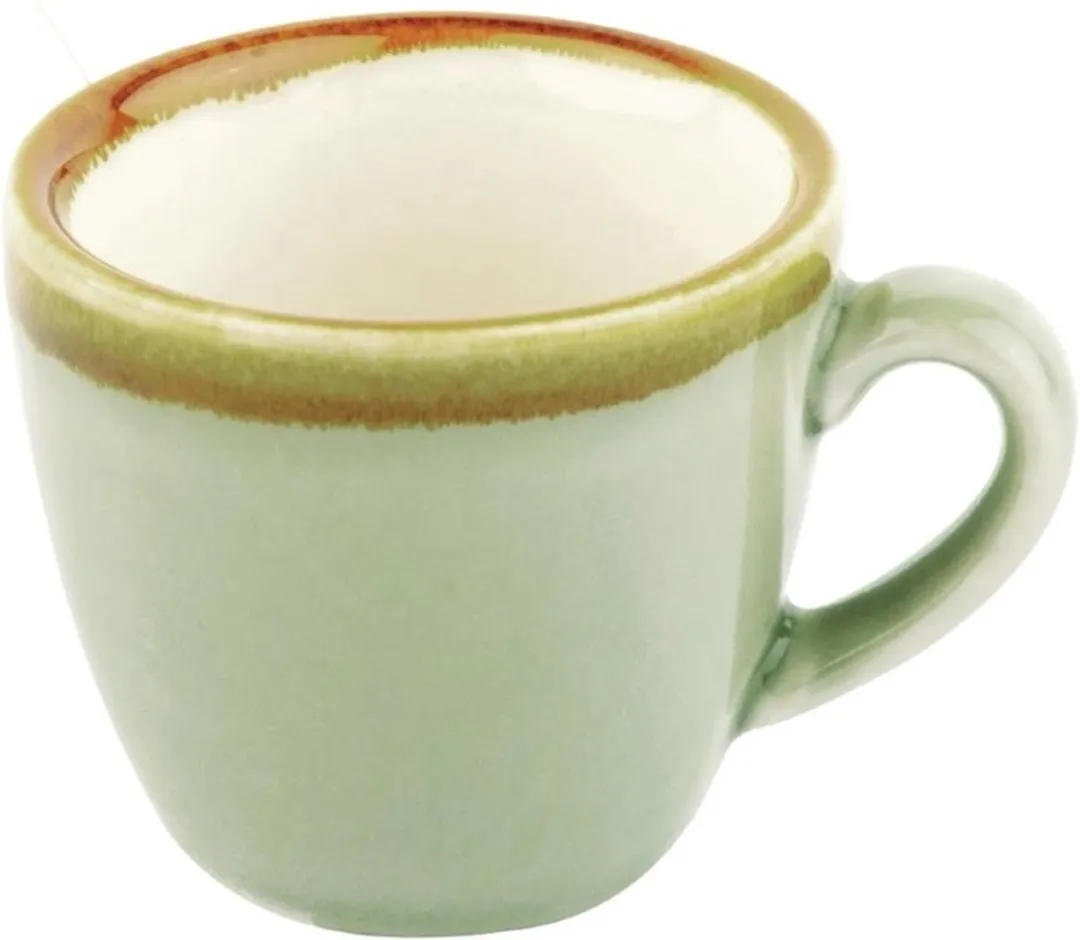 Olympia Kiln Espressokopjes Mosgroen 85ml - 6 Stuks
