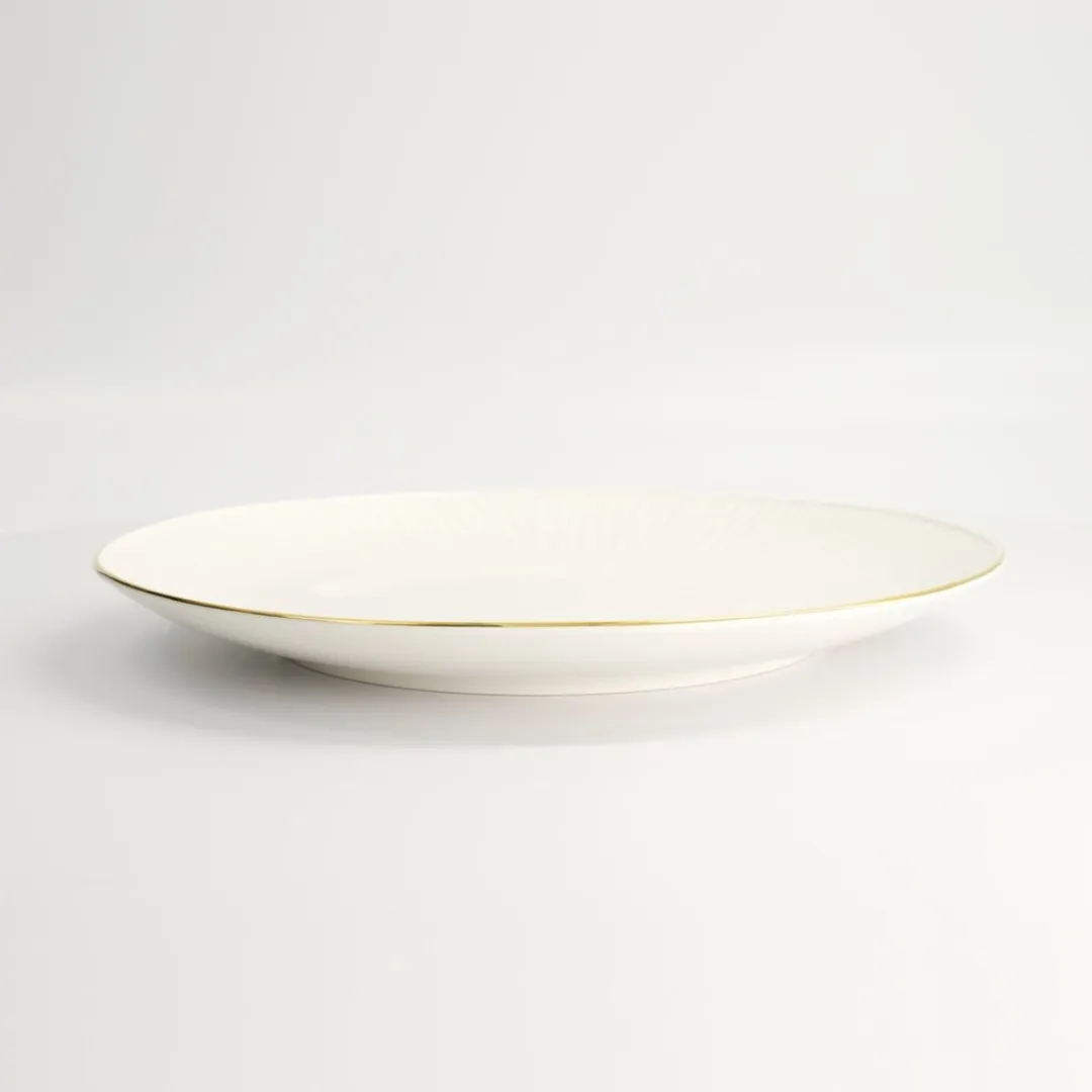 Tokyo Design Studio Nippon White Gold Rim Plate 27.5cm - 27.5cm