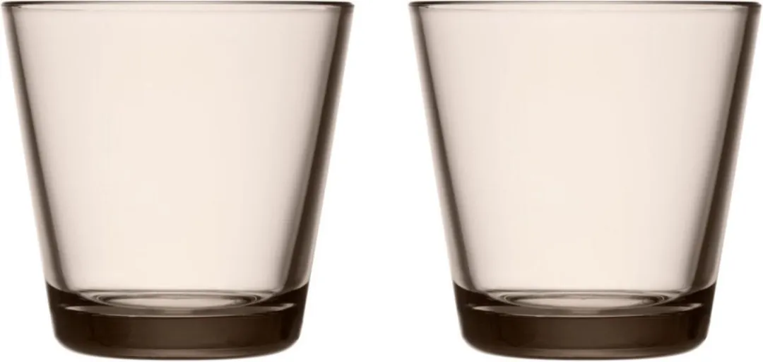 Iittala Kartio Tumbler Glazen Set - 2 Stuks - 21cl - Bruin