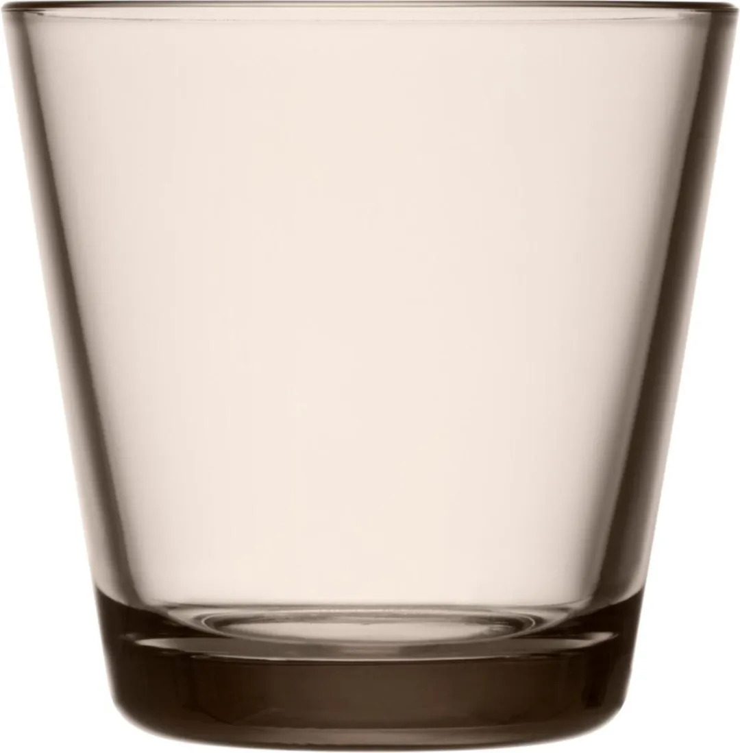 Iittala Kartio Tumbler Glazen Set - 2 Stuks - 21cl - Bruin