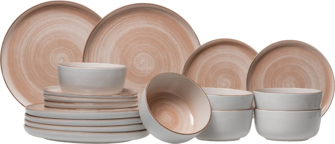 Cosy&Trendy Serviesset Baltic Peach 18-delig