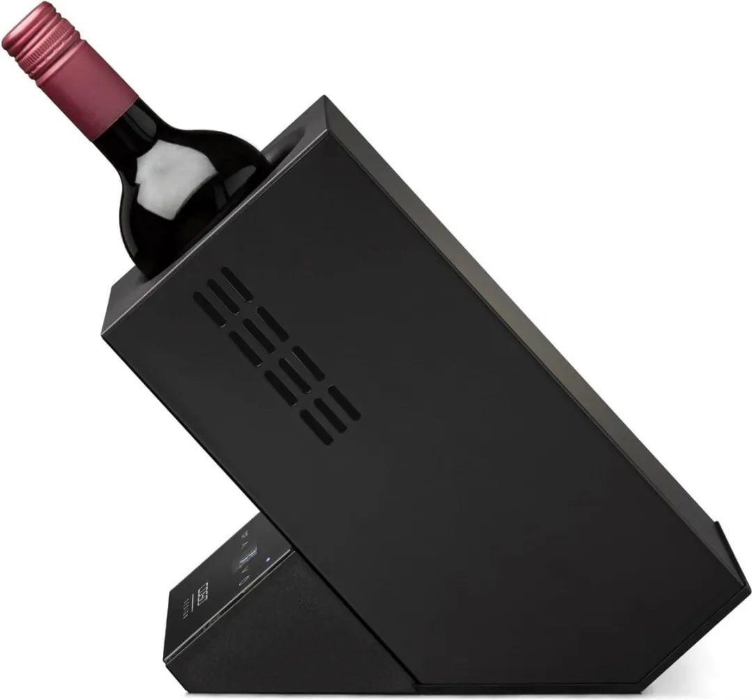 CASO WineCase One 614 Elektrische Wijnkoeler - 1 Fles - 5-18°C - Zwart