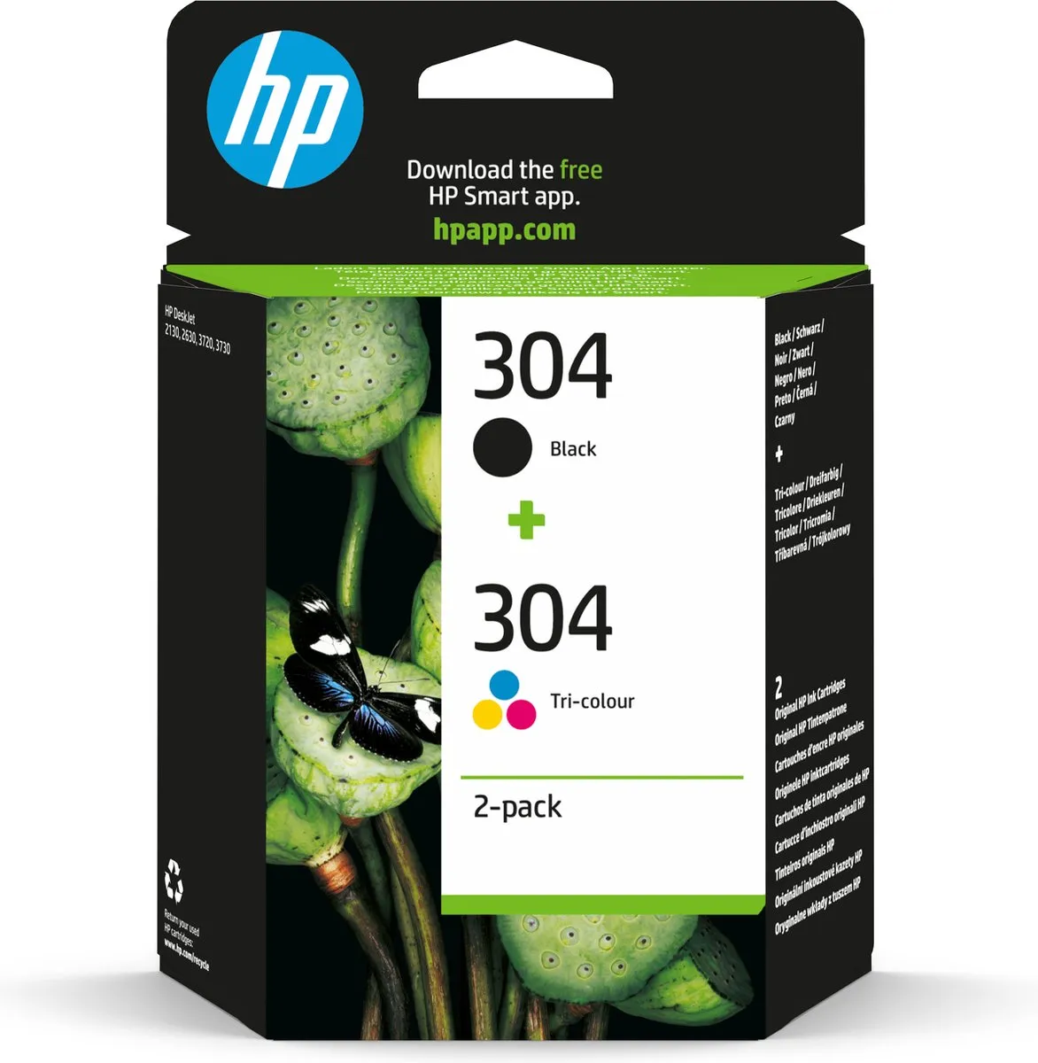 HP 304 - Inktcartridge - Origineel - Standaard capaciteit - Kleur en Zwart