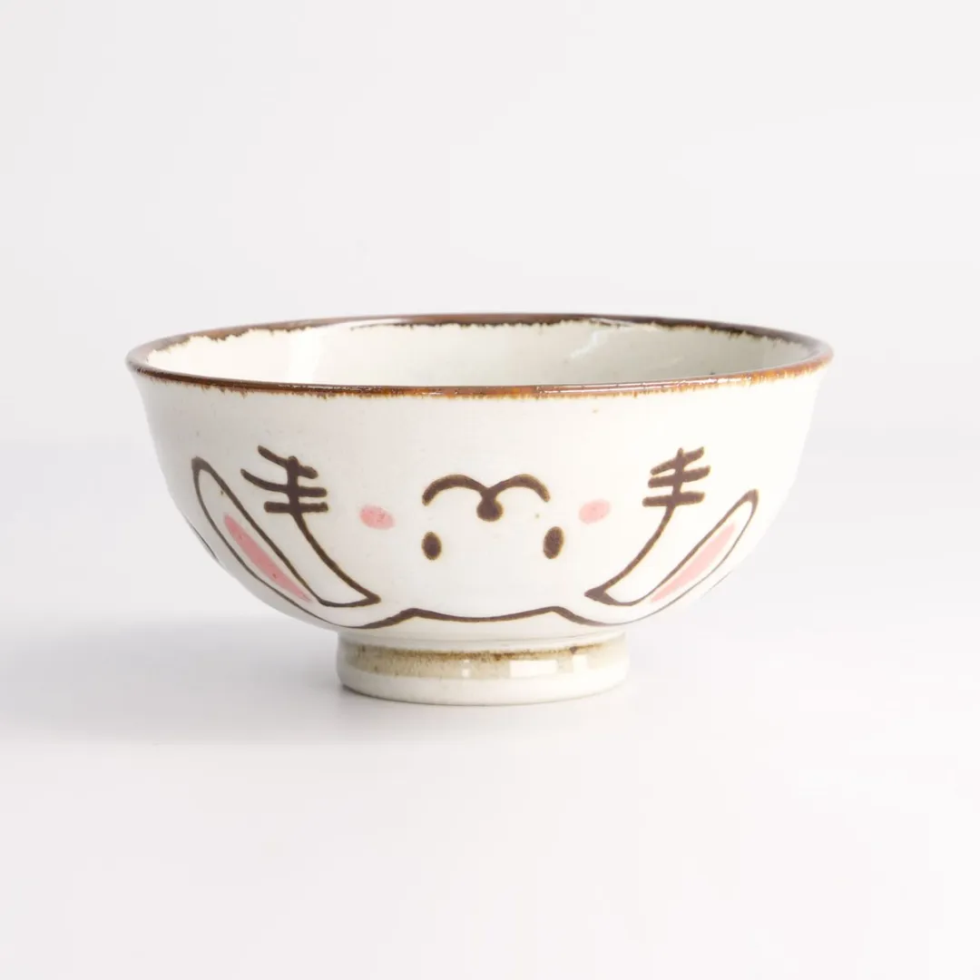 Tokyo Design Studio Kawaii Rabbit Usagi Rice Bowl - 300ml - Multi
