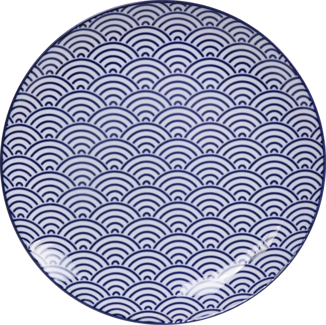 Tokyo Design Studio Nippon Blue Set van 4 Borden Ø 25,7cm - afbeelding 6 van 6