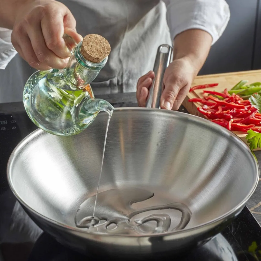 Demeyere Apollo 7 Wok 30cm - 3L - Zilver