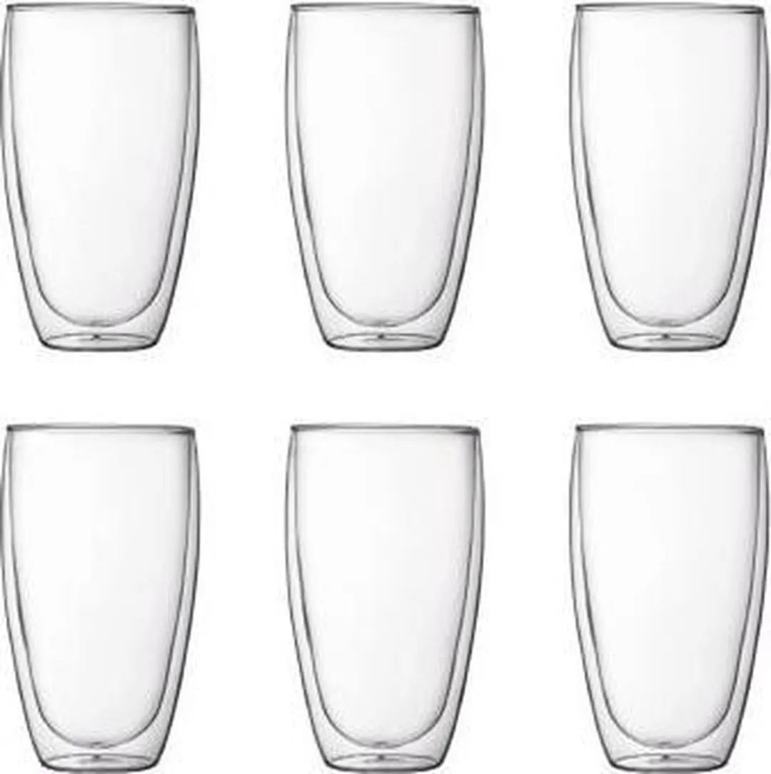 Bodum Pavina Dubbelwandige Glazen 450ml - 6 Stuks - afbeelding 6 van 6
