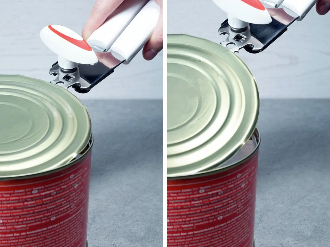 Leifheit Comfortline Blikopener - Rvs - Wit/Rood