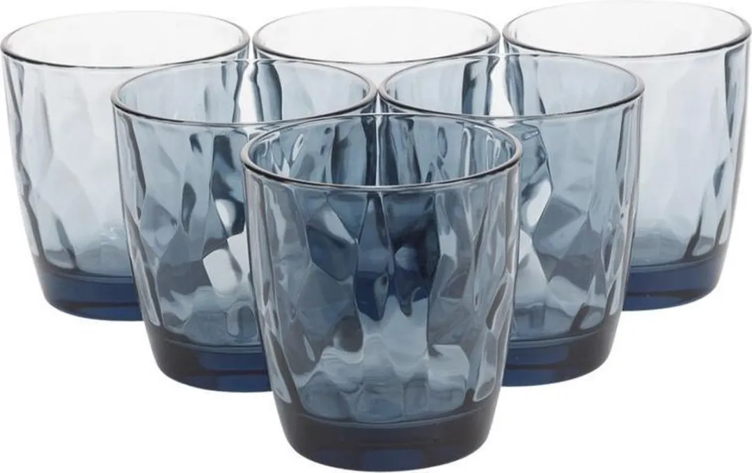 Bormioli Rocco Tumbler Drinkglazen 18 Stuks - 390ml - Blauw