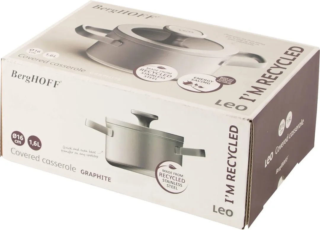 BergHOFF LEO Kookpot 1.6L - Ø16cm - Grafiet