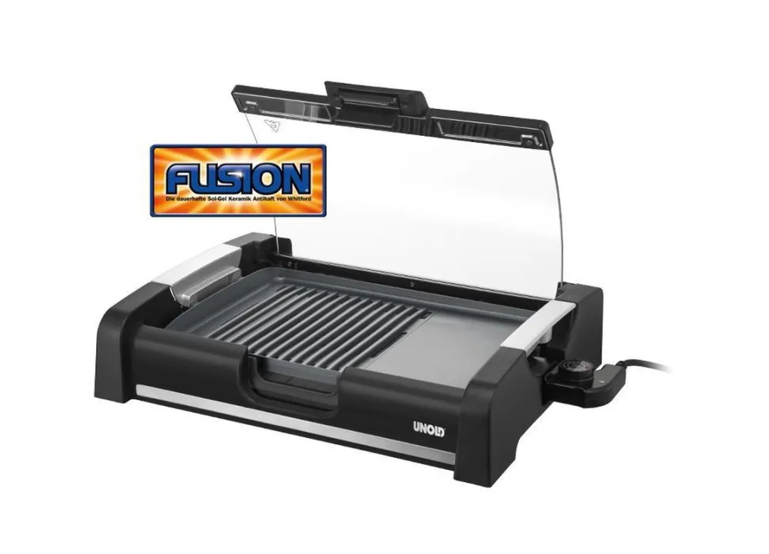 Unold Barbecue Tafelgrill Elektrisch Controlelampje Zwart