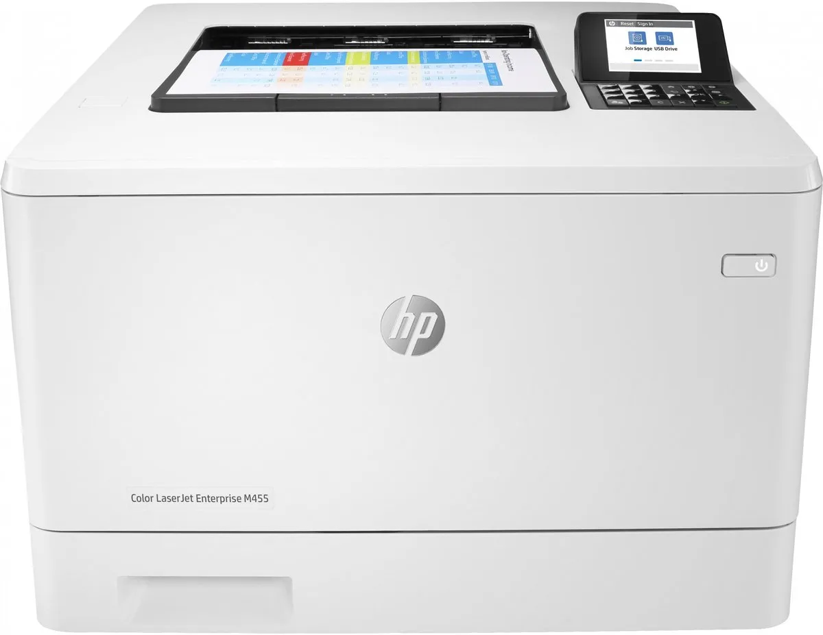 HP Color LaserJet Enterprise M455dn M455dn - Kleurenlaserprinter - 300 Vel - 25 ppm - Wit