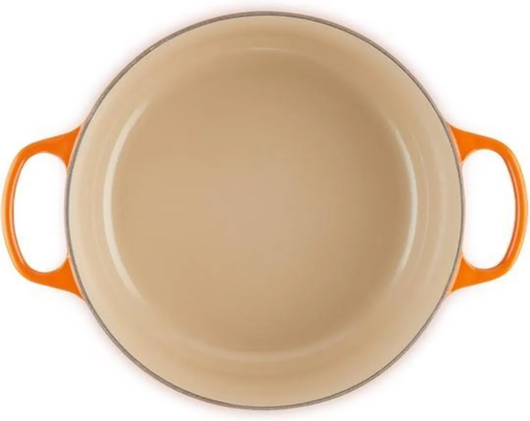 Le Creuset Signature Braadpan 20cm - 2.4L - Oranjerood - afbeelding 6 van 6