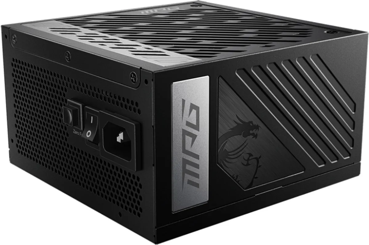 MSI MAG A1000GL PCIE5 Voeding 1000W - ATX - Zwart - afbeelding 6 van 6
