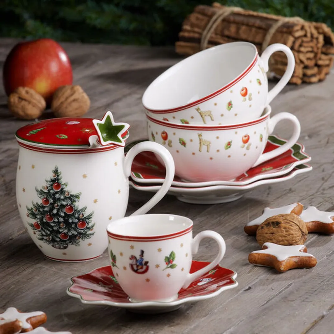 Villeroy & Boch Toy's Delight Espressokop 100ml - Rood/Wit