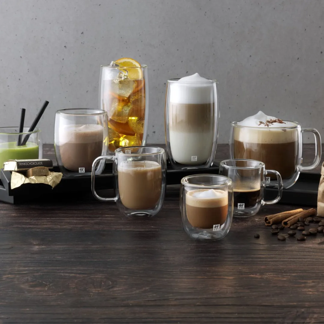 Zwilling Sorrento Dubbelwandig Latte Macchiato Glas 350ml - 2 Stuks