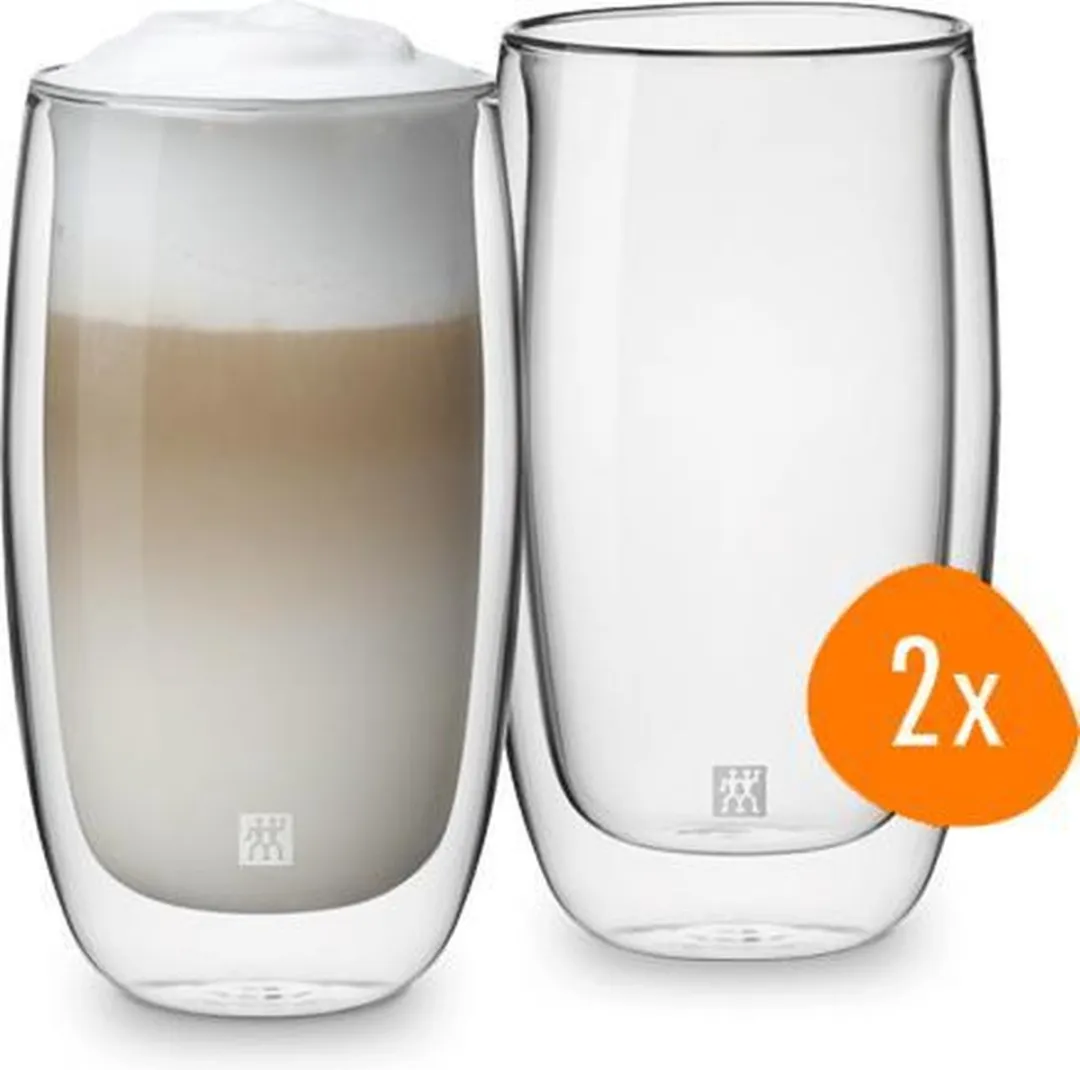 Zwilling Sorrento Dubbelwandig Latte Macchiato Glas 350ml
