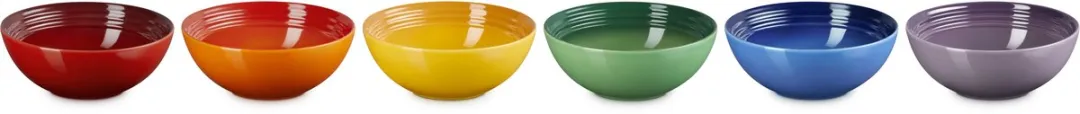 Le Creuset Vancouver Ontbijtkommen 16cm - 6 Stuks