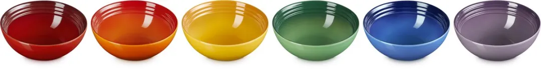Le Creuset Vancouver Ontbijtkommen 16cm - 6 Stuks