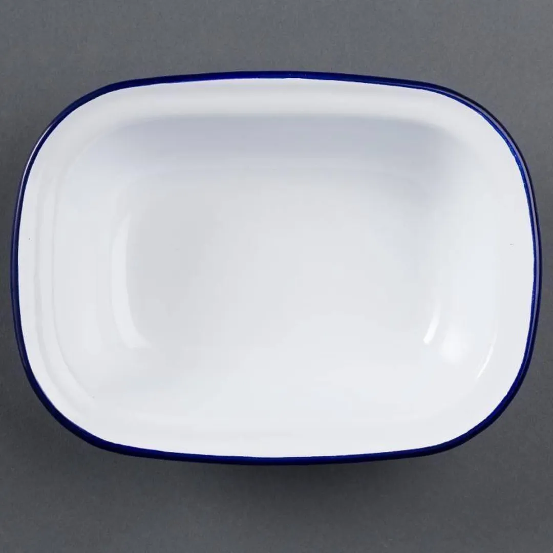 Olympia GM510 Emaille Serveerschaal 19x28cm - 6 Stuks