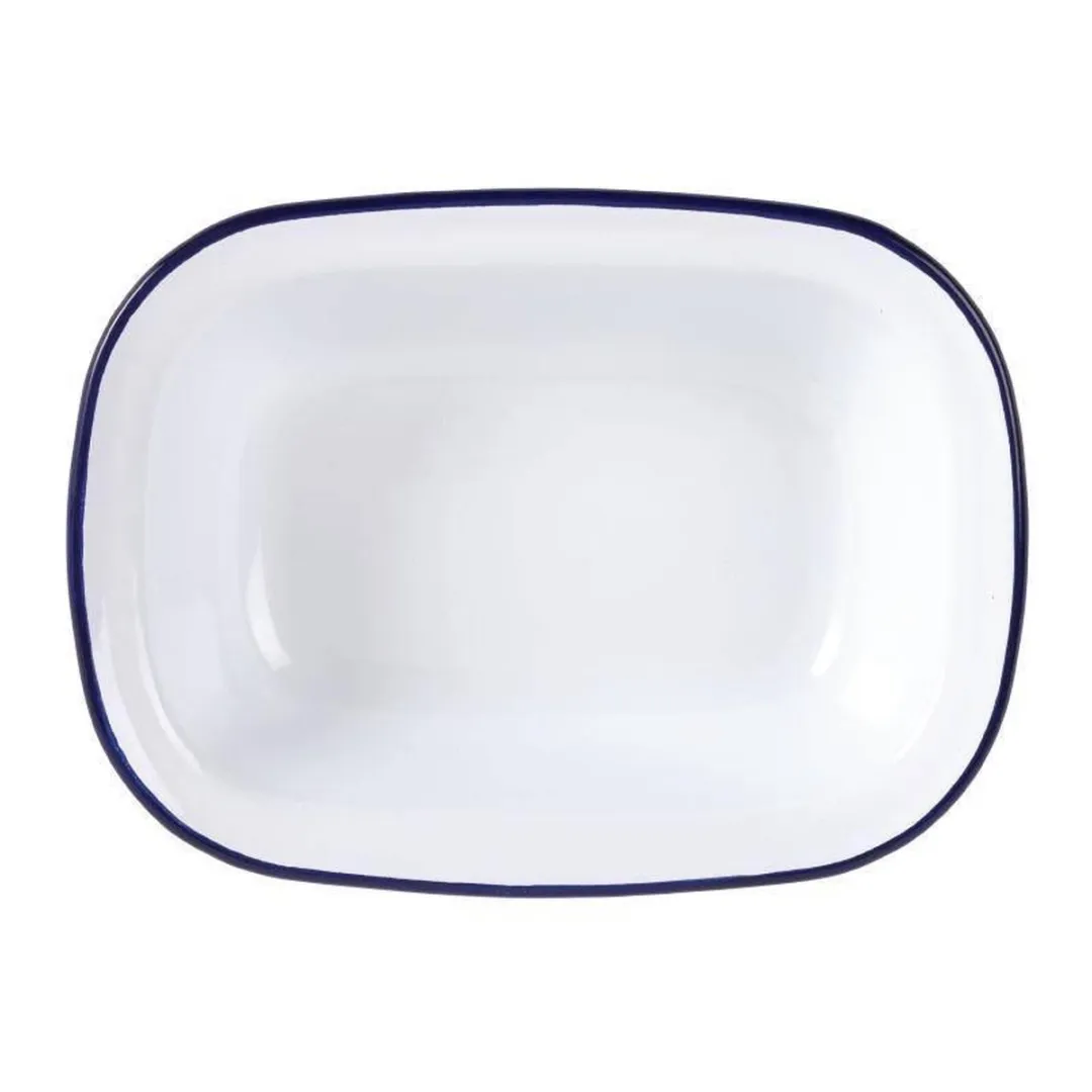 Olympia GM510 Emaille Serveerschaal 19x28cm - 6 Stuks