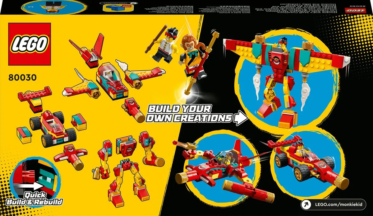 LEGO Monkie Kid Staff Creations 80030 - 309 Stukken - 2 Minifiguren - afbeelding 6 van 6