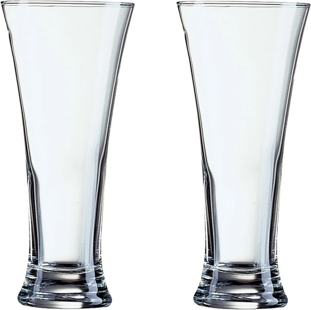Arcoroc Pilsener Bierglazen 330ml - 12 Stuks - Transparant